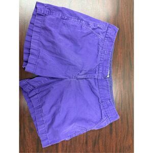 J. Crew Purple Chino Broken-in Cotton Shorts Size 8